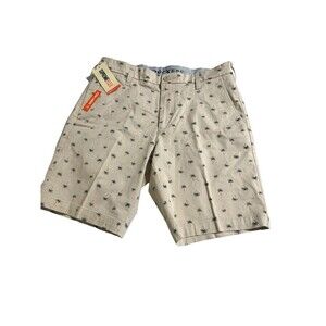 Dockers Ultimate Shorts Men’s Size 30 Supreme Flex NWT Palm Tree Print